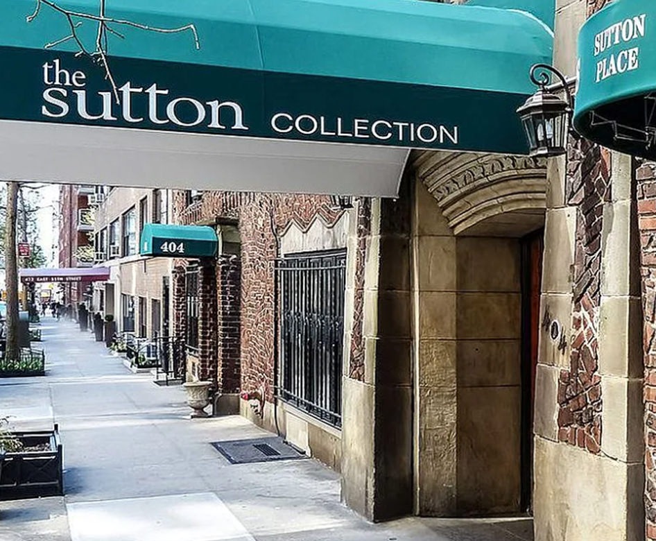 the front of a building at street level
